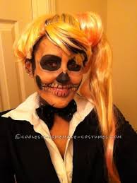 cool lady a born this way skeleton