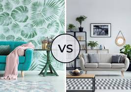 wallpaper vs paint which to choose