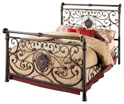 mercer bed set with rails