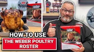 the weber deluxe poultry roaster