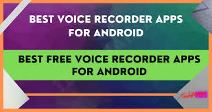 best free voice recorder apps for
