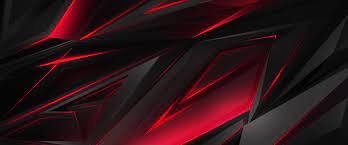 4K Gaming Red and Black Abstract ...