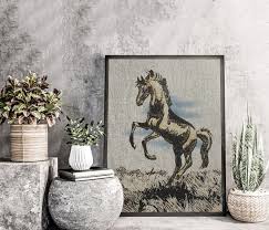 Equestrian Art Print Southwestern Decor