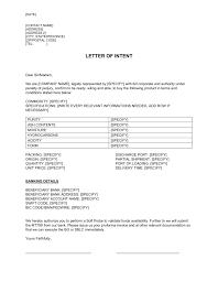 letter of intent commodity template