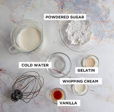 ilized whipped cream 5 easy