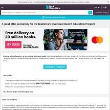 Stay connected for the latest coupons that work for book depository. 5 Off Sitewide At Book Depository Mastercard Cheapcheaplah