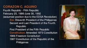 February 8, 1960 in service as president: Presidents Of The Philippines Era Constitutions Summary