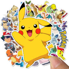 Bộ 50 Sticker Trang Trí Hình Các Nhân Vật Trong Phim Pokemon Dễ Thương giá  cạnh tranh