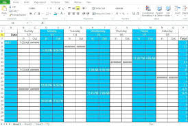 Shift Planner Excel Free Work Schedules Template Calendar