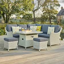 garden furniture sets with fire pit