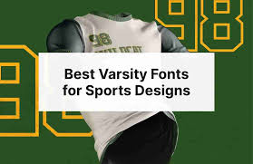 10 best varsity font ideas for high