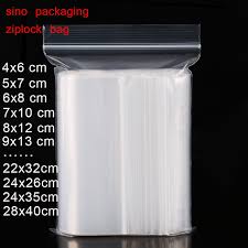 Extra Heavy Duty Various Sizes Reclosable Plastic Packaging