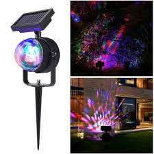 Solar Colorful Rotating Led Projector