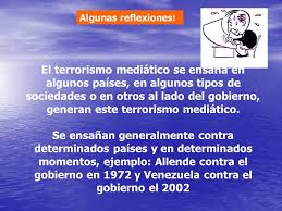 Resultado de imagen para terrorismo mediatico contra venezuela