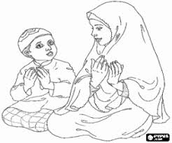 Download and print these children praying coloring pages for free. Islam Coloring Pages Printable Games