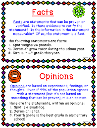 Fact And Opinion Task Cards And Printables
