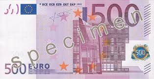 Review eines 500 euro scheins. 500 Euro Note Wikipedia