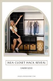 Diy Ikea Closet Update Angela Rose Home