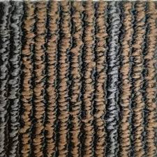 brown striped carpet tiles