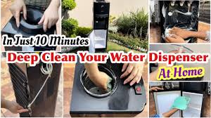 deep clean your water dispenser water