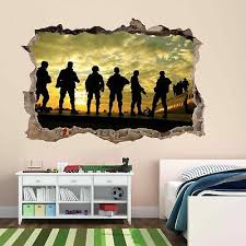 Soldiers Army Military War Wall Sticker