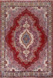 red paisley kashan turkish area rug 10x13