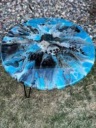 18 Marbled Acrylic Round Resin