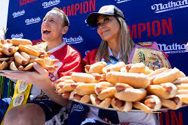 hot dog eating contest winners ...
