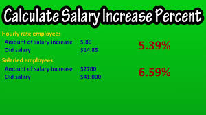 hourly pay increase percene