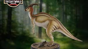 parasaurolophus statue from the lost