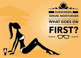 serum sunscreen moisturiser how to
