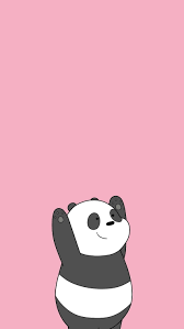 cute cartoon panda hd phone wallpaper