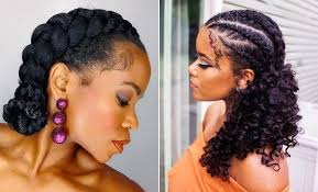 And in the handy dandy guide book that explained how to because heaven in hair works amazing as a leave in, and if she does that she actually doesn't need to use a styler. 21 Easy Ways To Wear Natural Hair Braids Stayglam