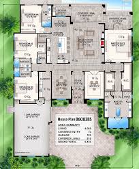 One Level Beach House Plan With Open
