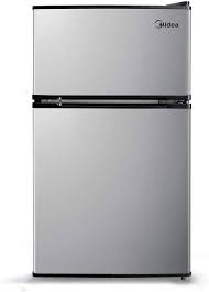 You can certainly lay a refrigerator down. Amazon Com Midea 3 1 Cu Ft Compact Refrigerator Whd 113fss1 Stainless Steel Appliances