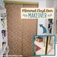 How To Cover Closet Door Mirrors Easily