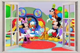 Mickey Mouse Family Toodles 3d Window