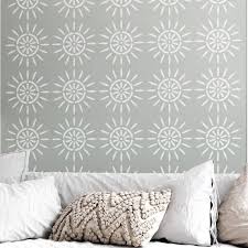 Accent Wall Stencil Stencils Wall