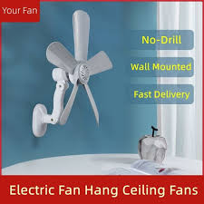 No Drill Wall Mounted Electric Fan Hang
