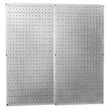 Shiny Galvanized Steel Pegboard Pack