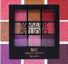 incolor 9 in 1 eyeshadow makeup studio