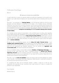 Expression Of Interest Cover Letter Example Cover Letter For An