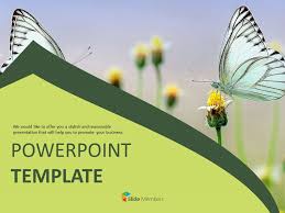 Use this free template with a professional design to get your message across. Butterfly Theme Powerpoint Template Free Download