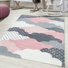 bamby kids pink clouds rug carpetsrugs ie
