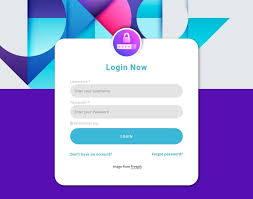 login form web design html template