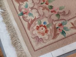 vine chinese rug in wool 1980s for