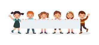 kids banner vector art icons and
