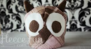 free fleece owl hat pattern fleece fun