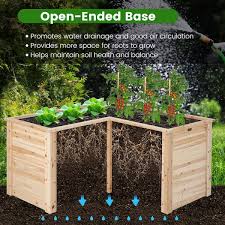 L Shaped Deep Root Planter Box