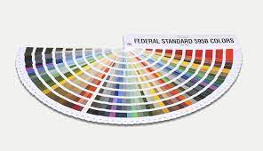 federal standard color guide testing